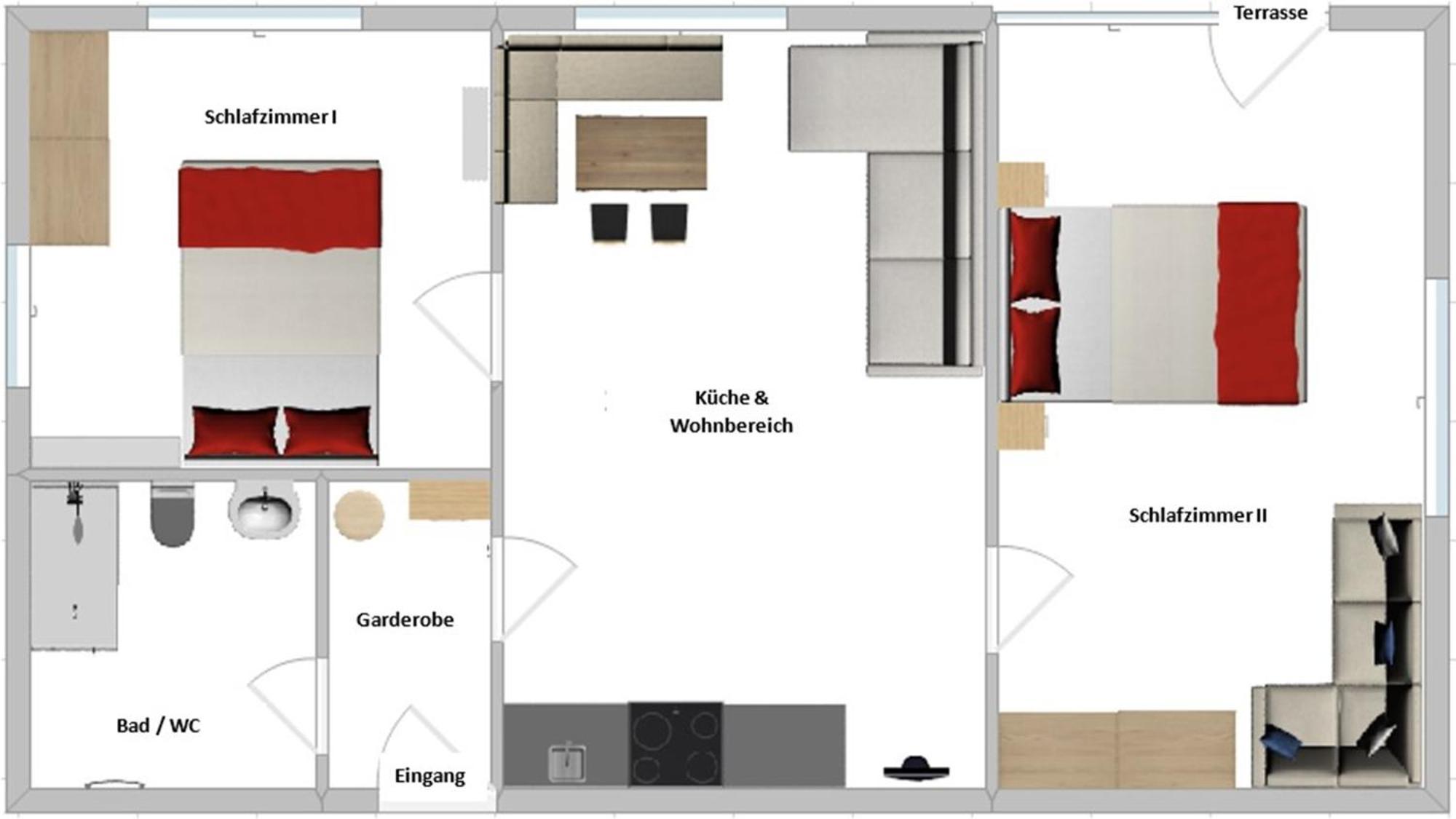 Appartement Krahlehen 필즈모스 외부 사진